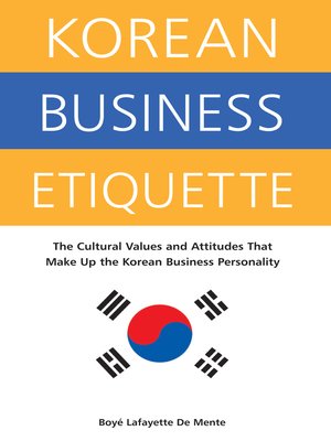cover image of Korean Business Etiquette